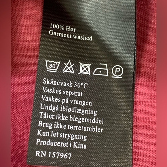 MASAI Nabla Linen Sheath Dress Boysenberry - Picture 5 of 10